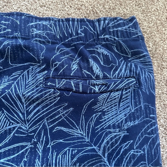 True Nation by DXL Navy Blue Tropical Palms Drawstring Shorts Men’s Size 54 - Picture 12 of 16
